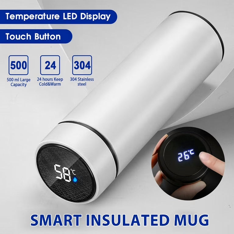 Start you day with bismillah design thermal flask