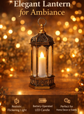 Classic Golden Ramadan LED Lantern