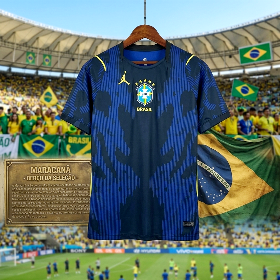 Brazil 2026 World Cup A-Class Player Edition Away Jersey