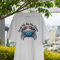 Grab Life by the Claws – Fun Crab Graphic Tee