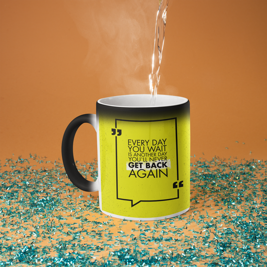 "Every Day Counts" Heat-Reveal Mug
