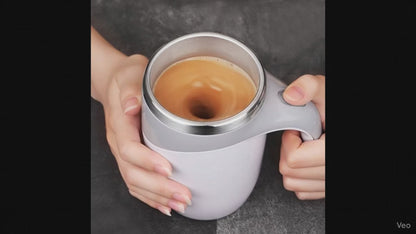 Magnetic Stirring Coffee Mug stainless steel- Suitable for Coffee/Milk/Tea/Hot Chocolate