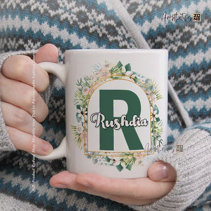 Personalized Floral Name Mugs – Custom Gift for Every Occasion