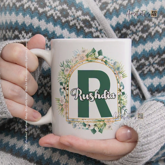 Personalized Floral Name Mugs – Custom Gift for Every Occasion