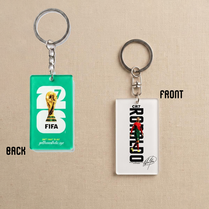 GOAT Mentality — Ronaldo Edition PREMIUM Black ultra glossy mugs with free key rings
