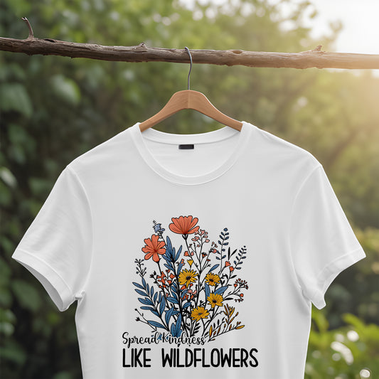 Wildflower Vibes – Spread Kindness T-Shirt