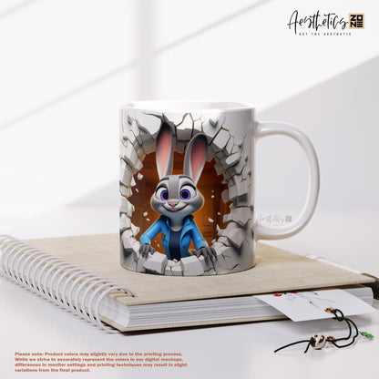 🐾 Zootopia 3D Mug – Sip into the City of Dreams